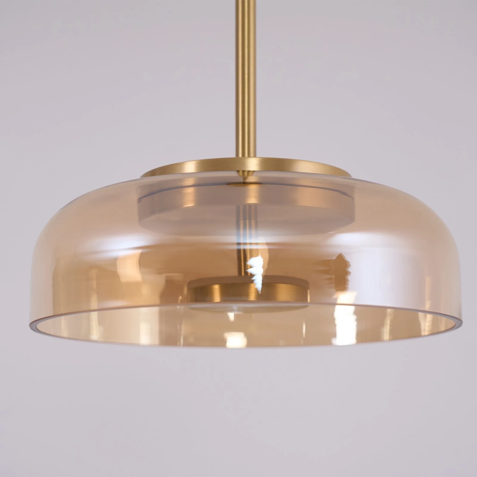 Lustra Pendant Lamp Transparent Glass Sleek - Image 22