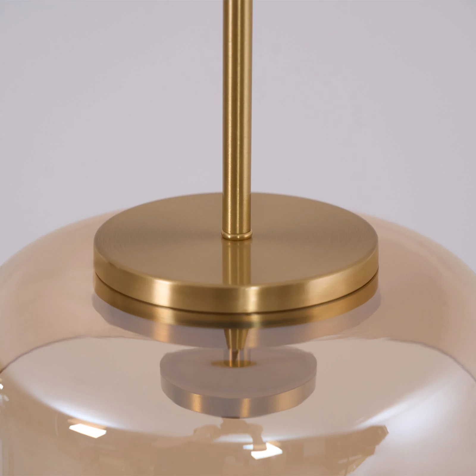 Lustra Pendant Lamp Transparent Glass Sleek - Image 26