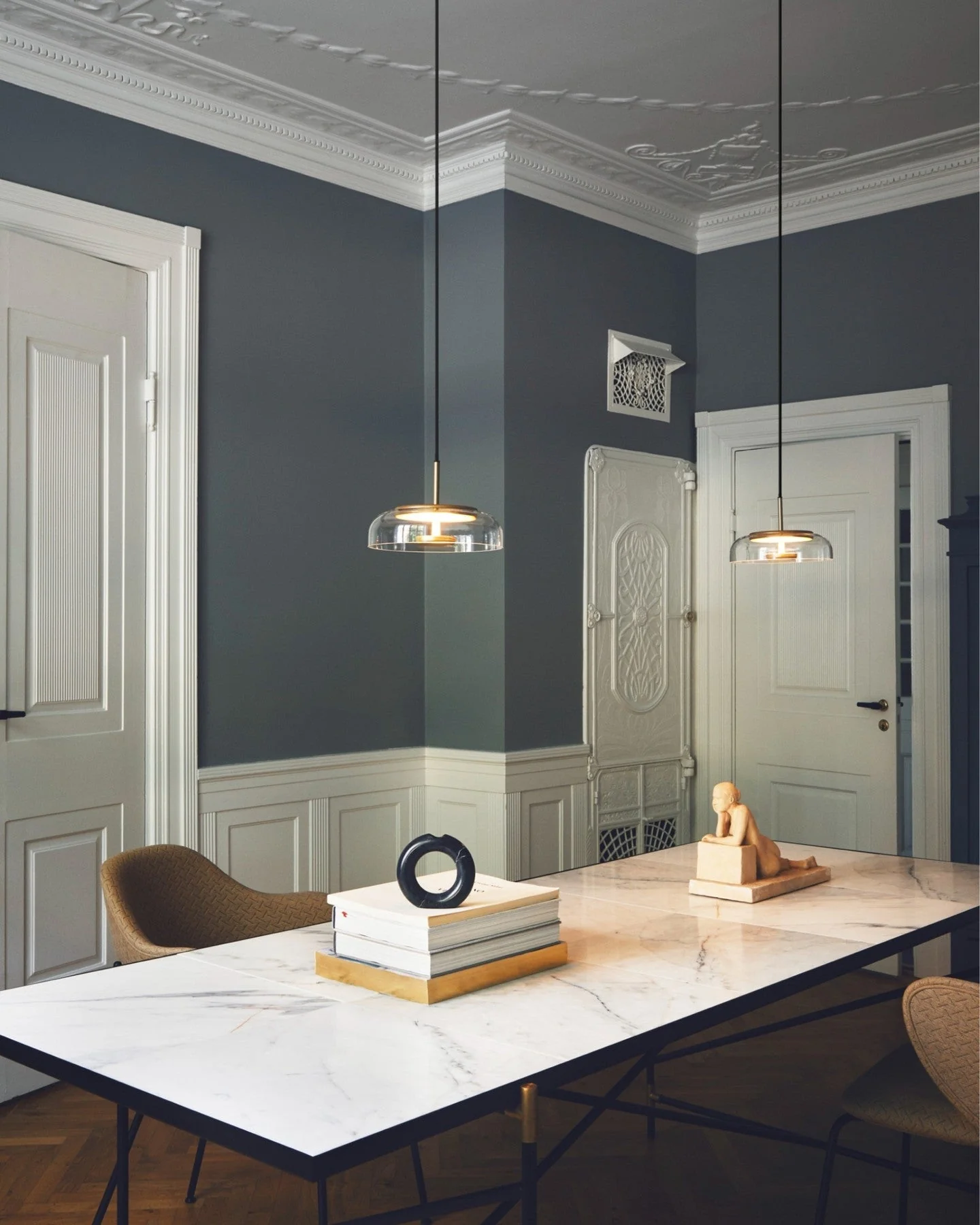 Lustra Pendant Lamp Transparent Glass Sleek - Image 41