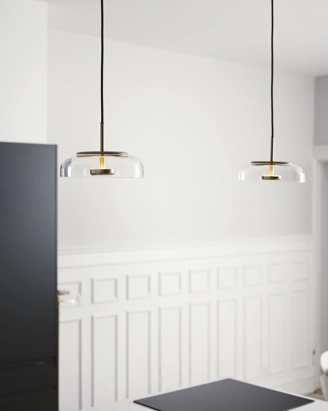 Lustra Pendant Lamp Transparent Glass Sleek - Image 7