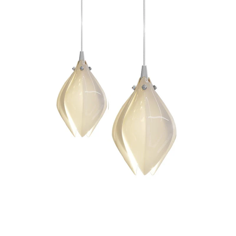Lustra Pendant Lamp White Floral Ceramic - Image 55