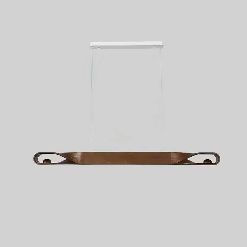 Lustra Pendant Lamp Wood Curved Minimalist - Image 13