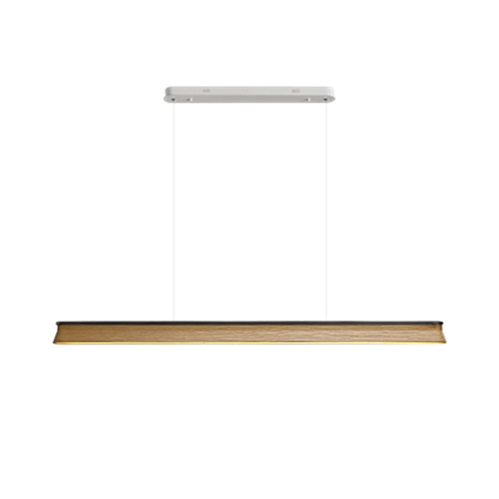 Lustra Pendant Lamp Wooden Beam Minimalist - Image 39