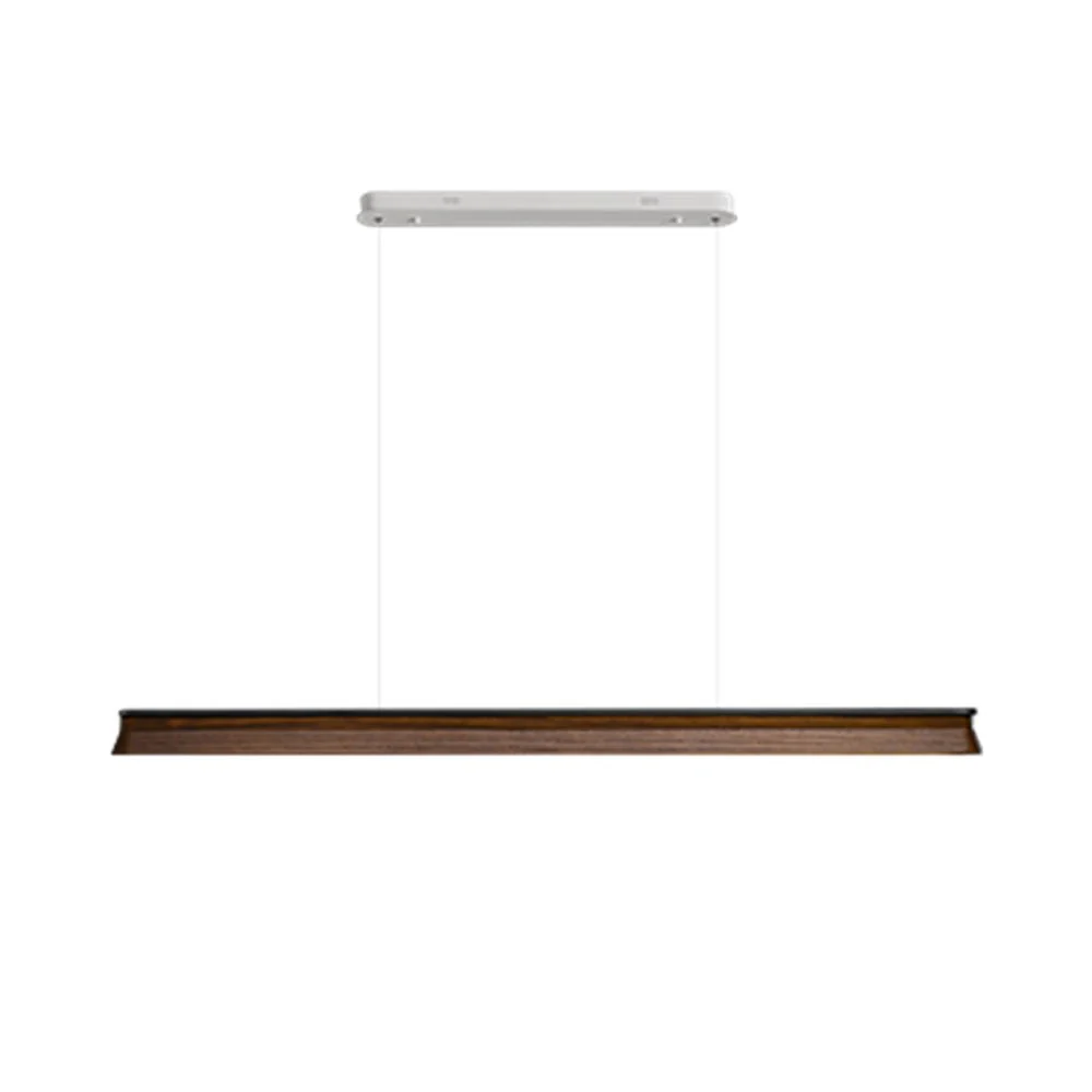 Lustra Pendant Lamp Wooden Beam Minimalist - Image 5