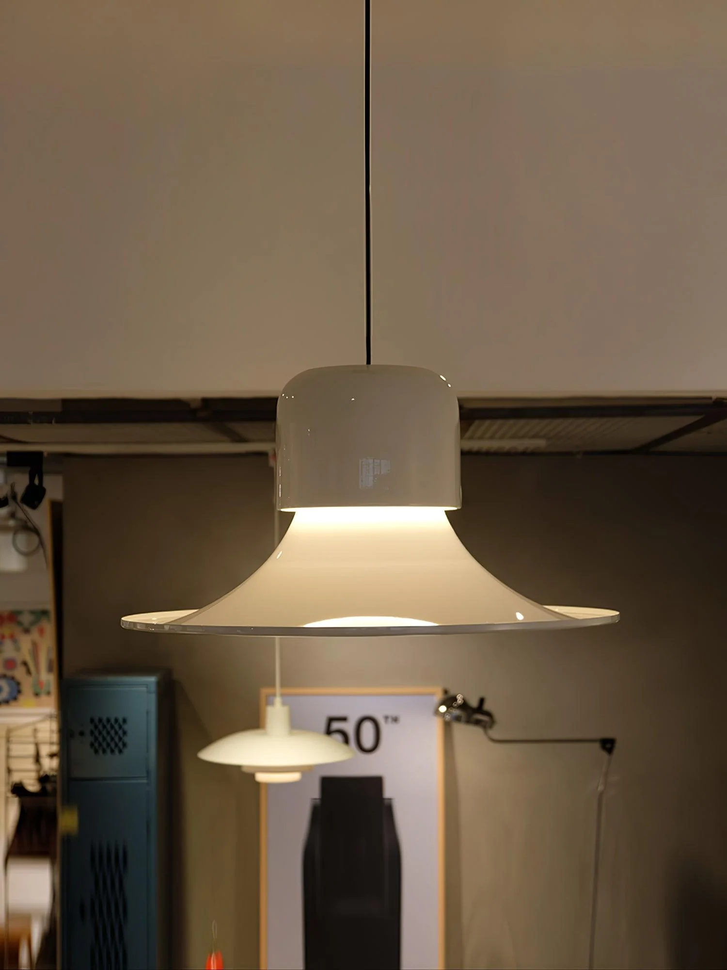 Lustra Pendant Light Aluminum Curved for Kitchen - Image 28