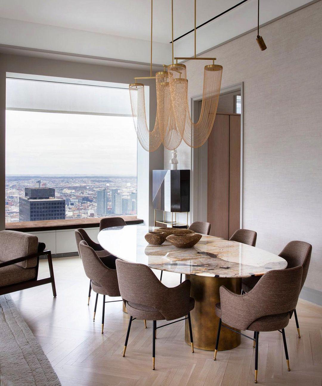 Lustra Pendant Light Copper Chain Sculptural Modern - Image 17