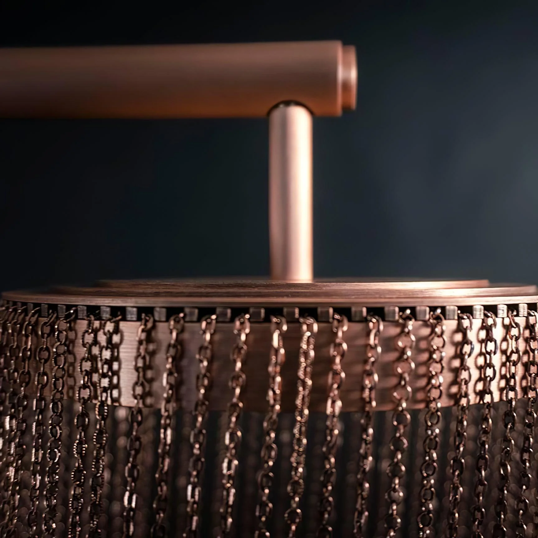 Lustra Pendant Light Copper Chain Sculptural Modern - Image 27