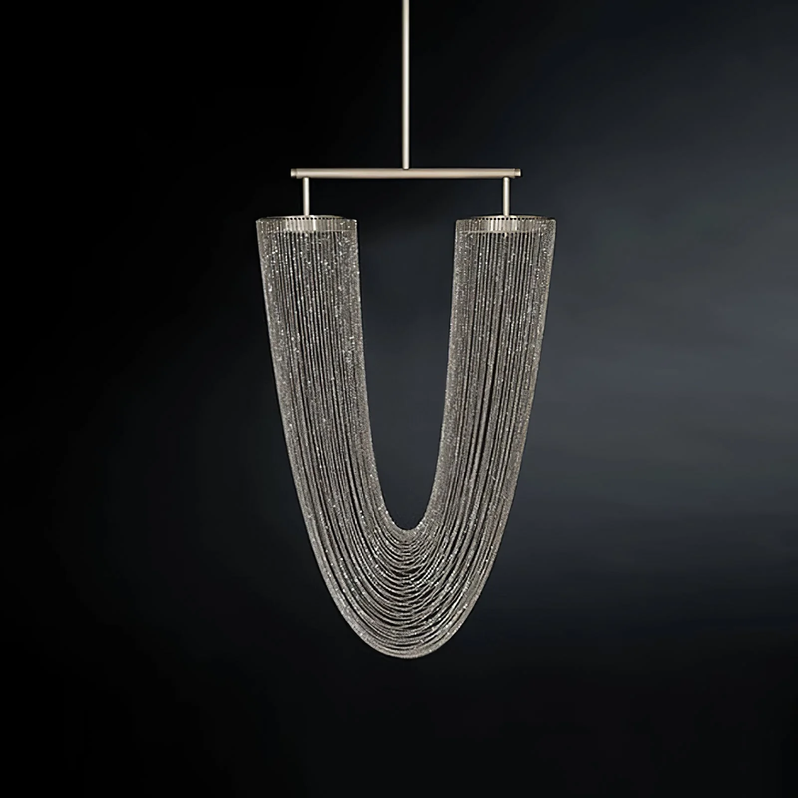 Lustra Pendant Light Copper Chain Sculptural Modern - Image 32