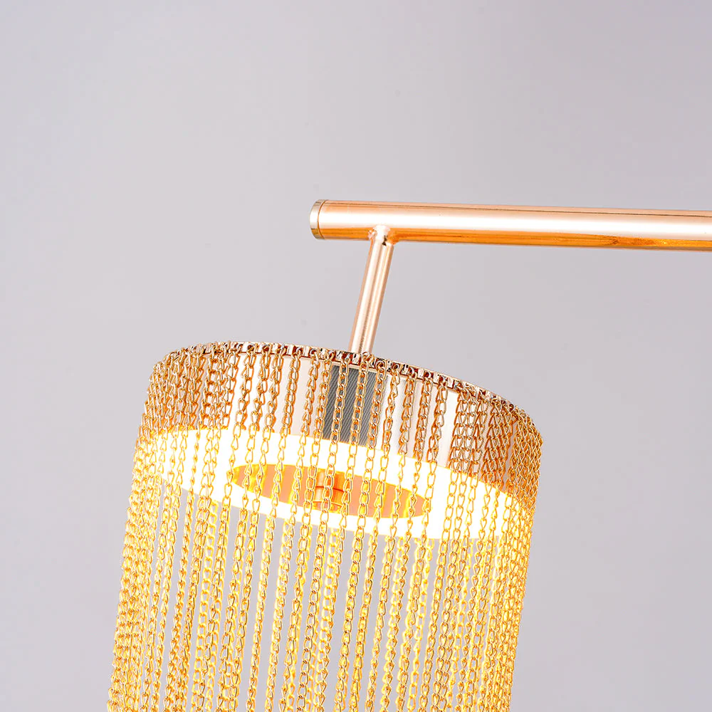 Lustra Pendant Light Copper Chain Sculptural Modern - Image 37