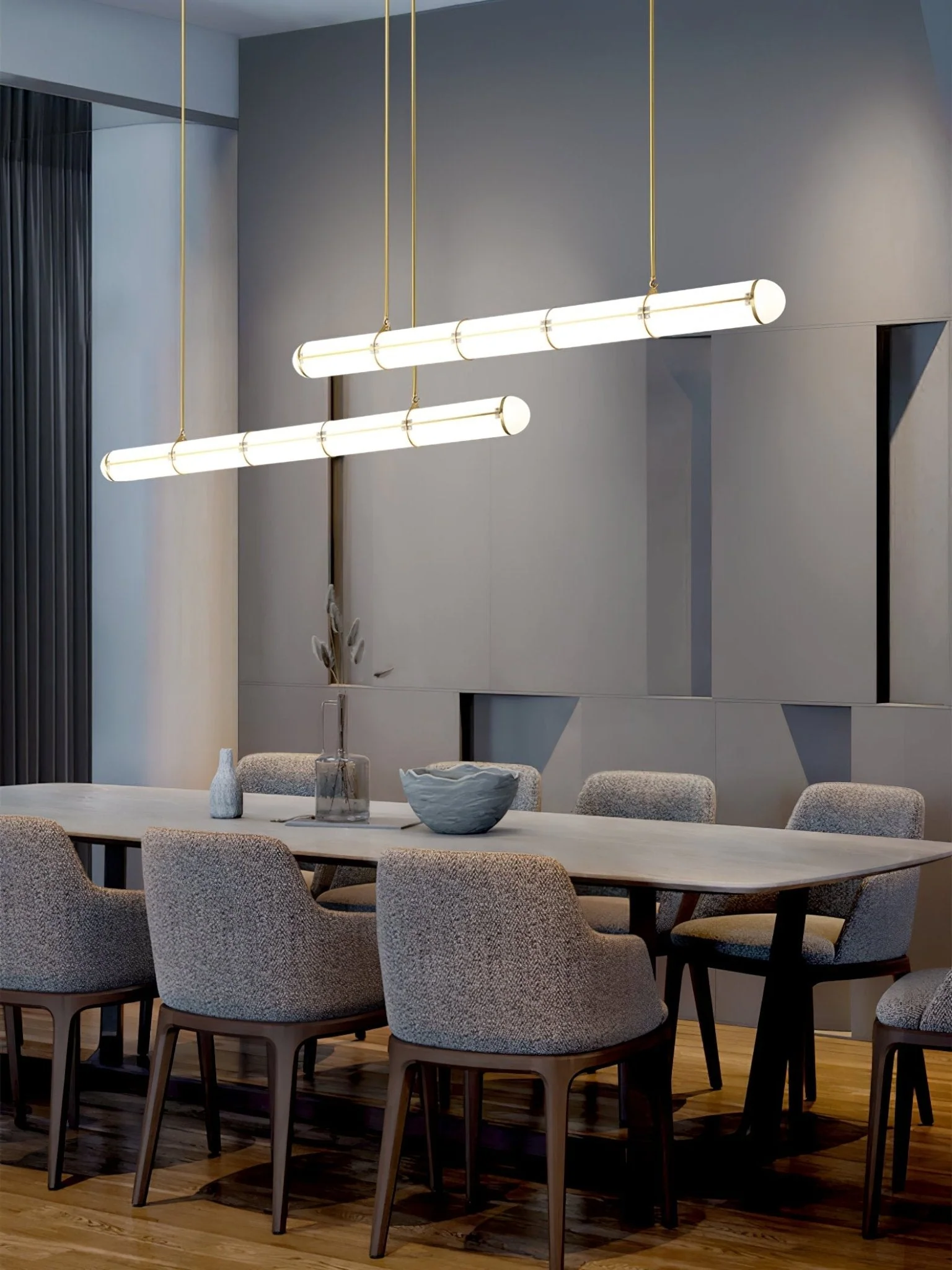 Lustra Pendant Light Cylindrical Endless Dining - Image 36