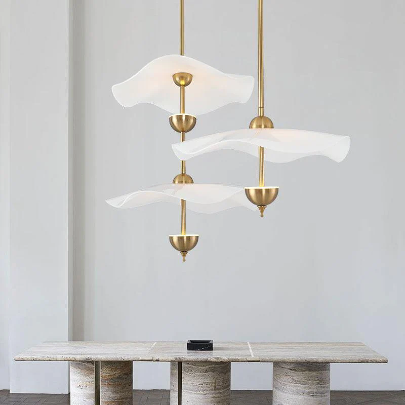 Lustra Pendant Light Double Biscuit for Living Room - Image 16