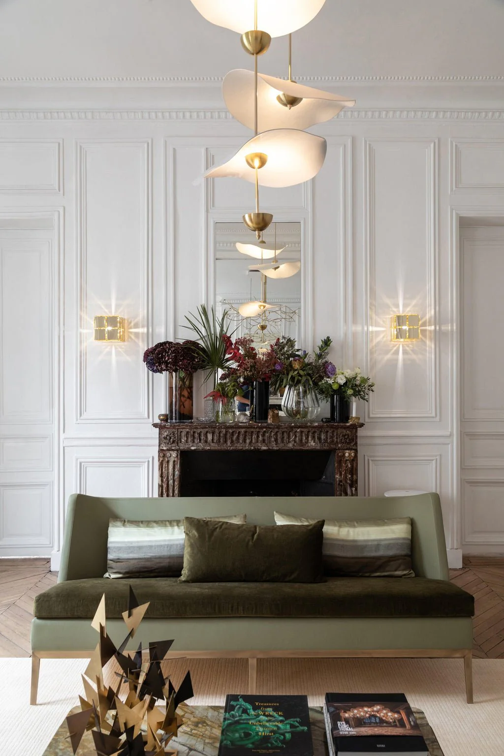 Lustra Pendant Light Double Biscuit for Living Room - Image 20