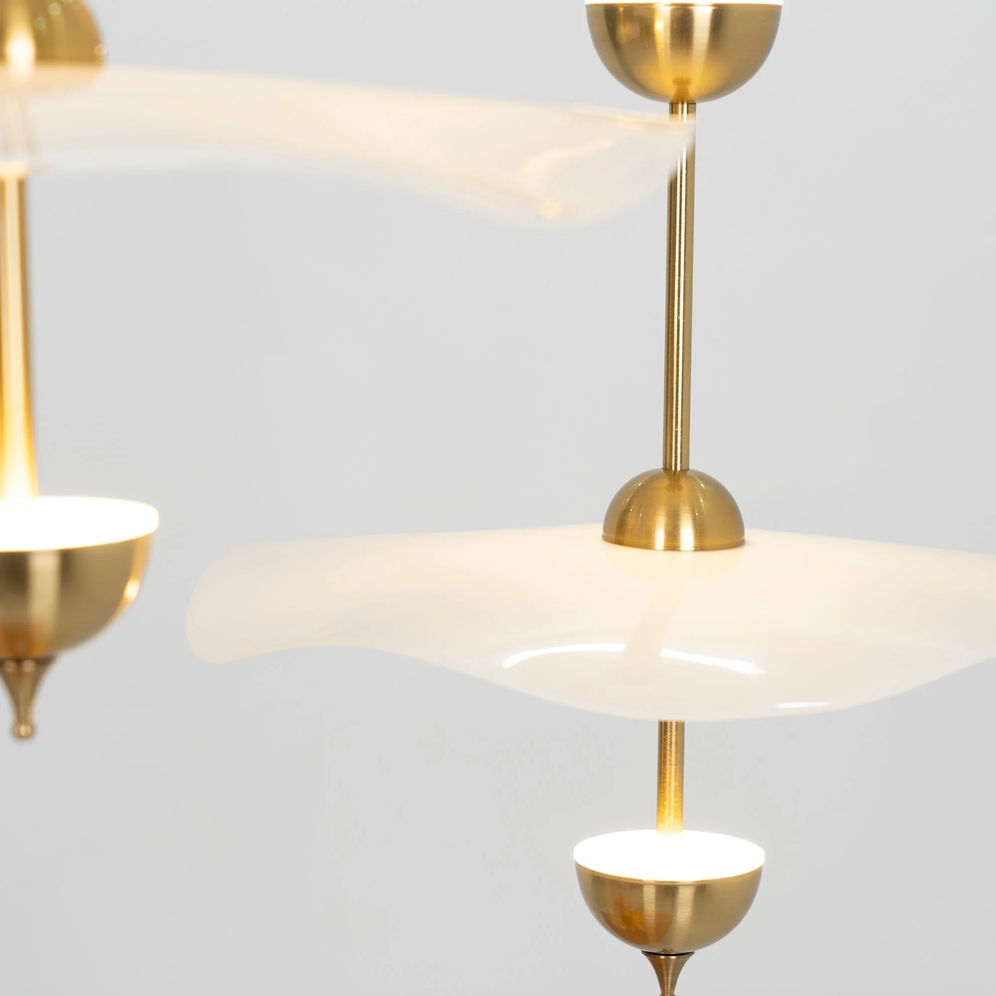 Lustra Pendant Light Double Biscuit for Living Room - Image 32