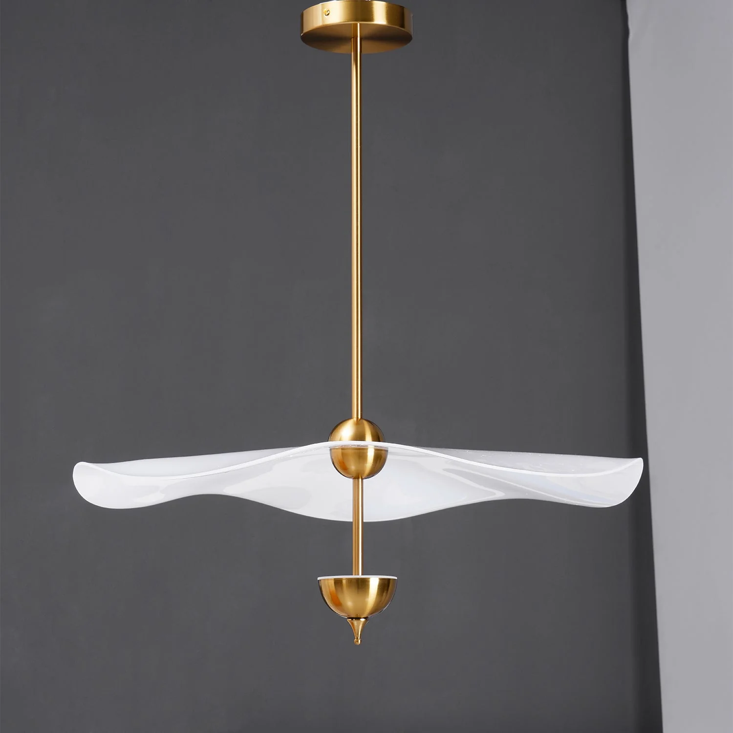 Lustra Pendant Light Double Biscuit for Living Room - Image 48
