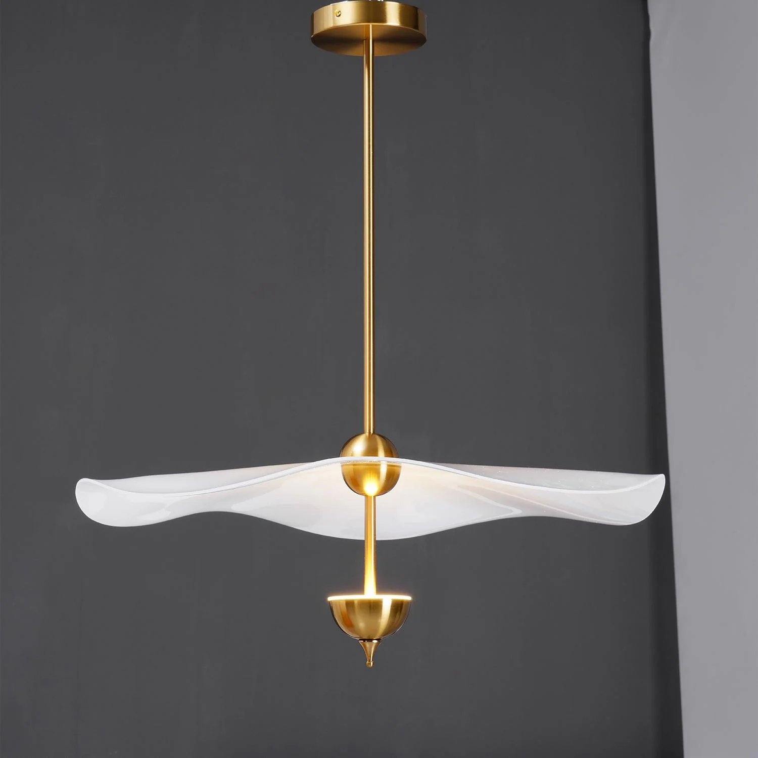 Lustra Pendant Light Double Biscuit for Living Room - Image 55