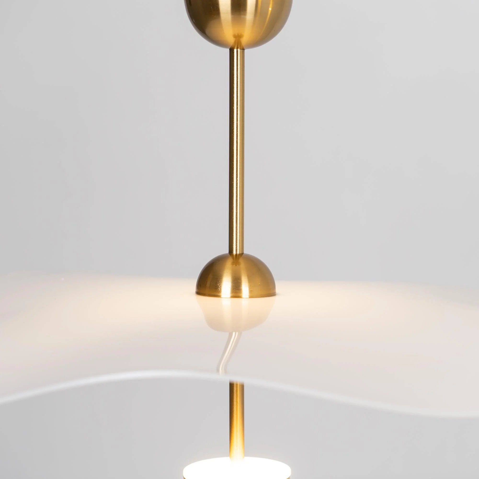 Lustra Pendant Light Double Biscuit for Living Room - Image 9