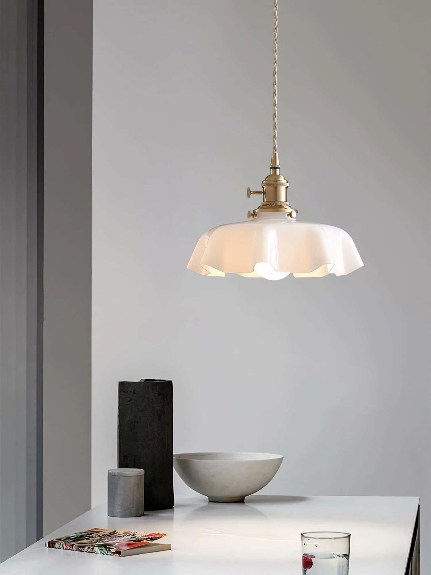 Lustra Pendant Light French Flower for Dining Room - Image 101