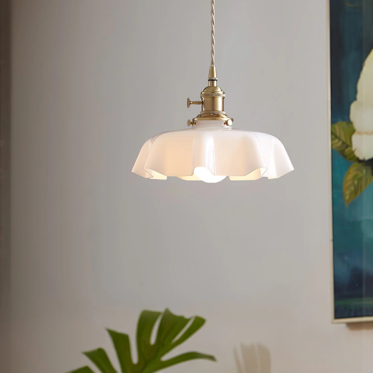 Lustra Pendant Light French Flower for Dining Room - Image 102
