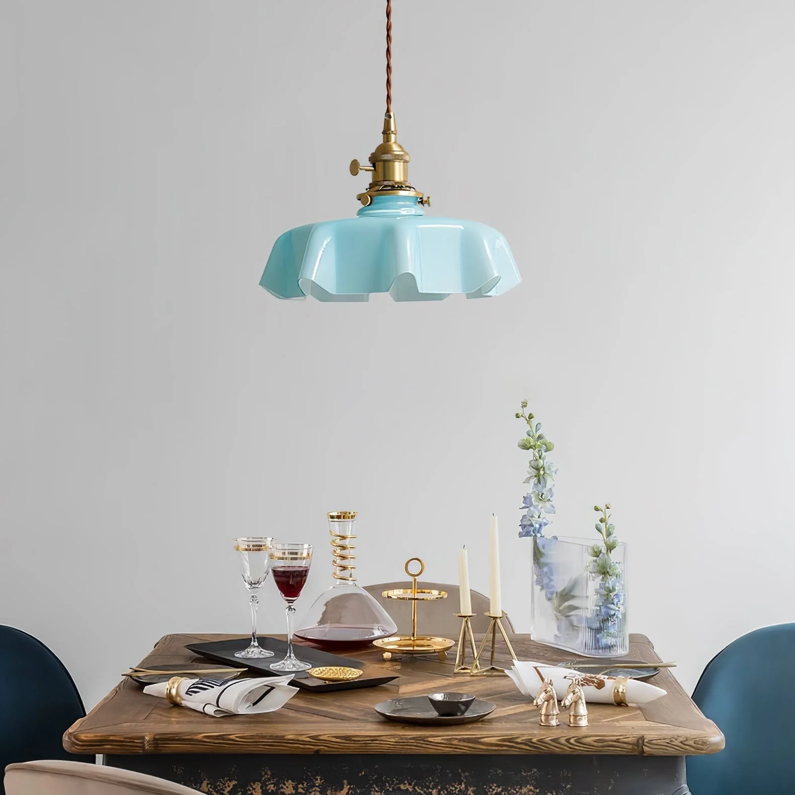 Lustra Pendant Light French Flower for Dining Room - Image 104
