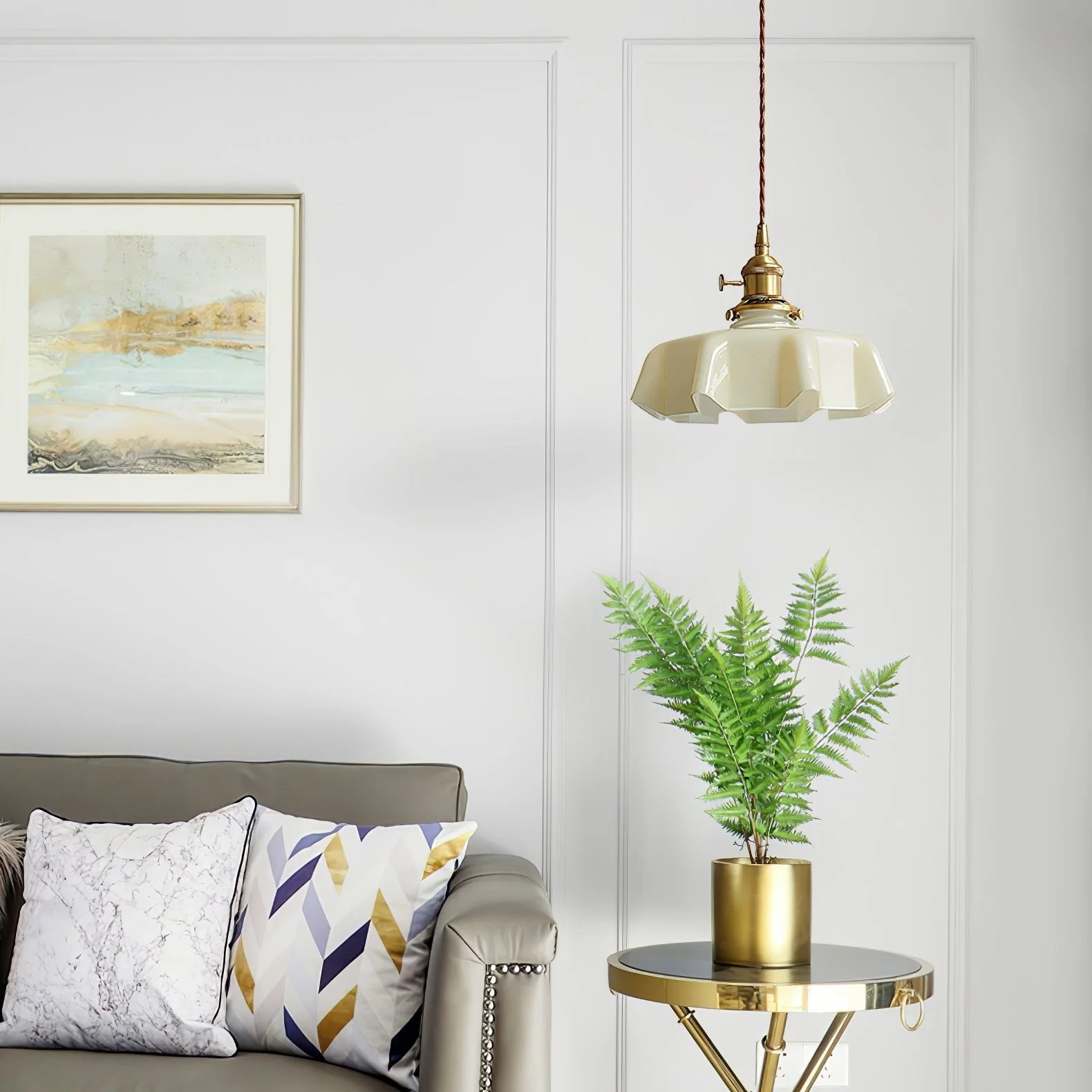 Lustra Pendant Light French Flower for Dining Room - Image 106