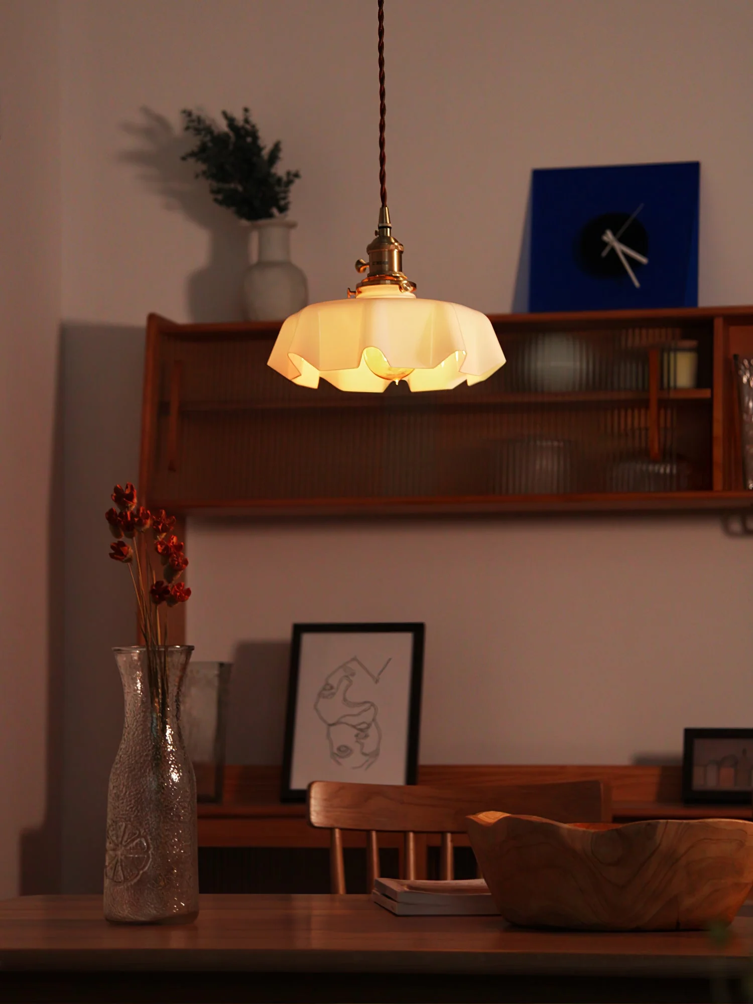 Lustra Pendant Light French Flower for Dining Room - Image 107