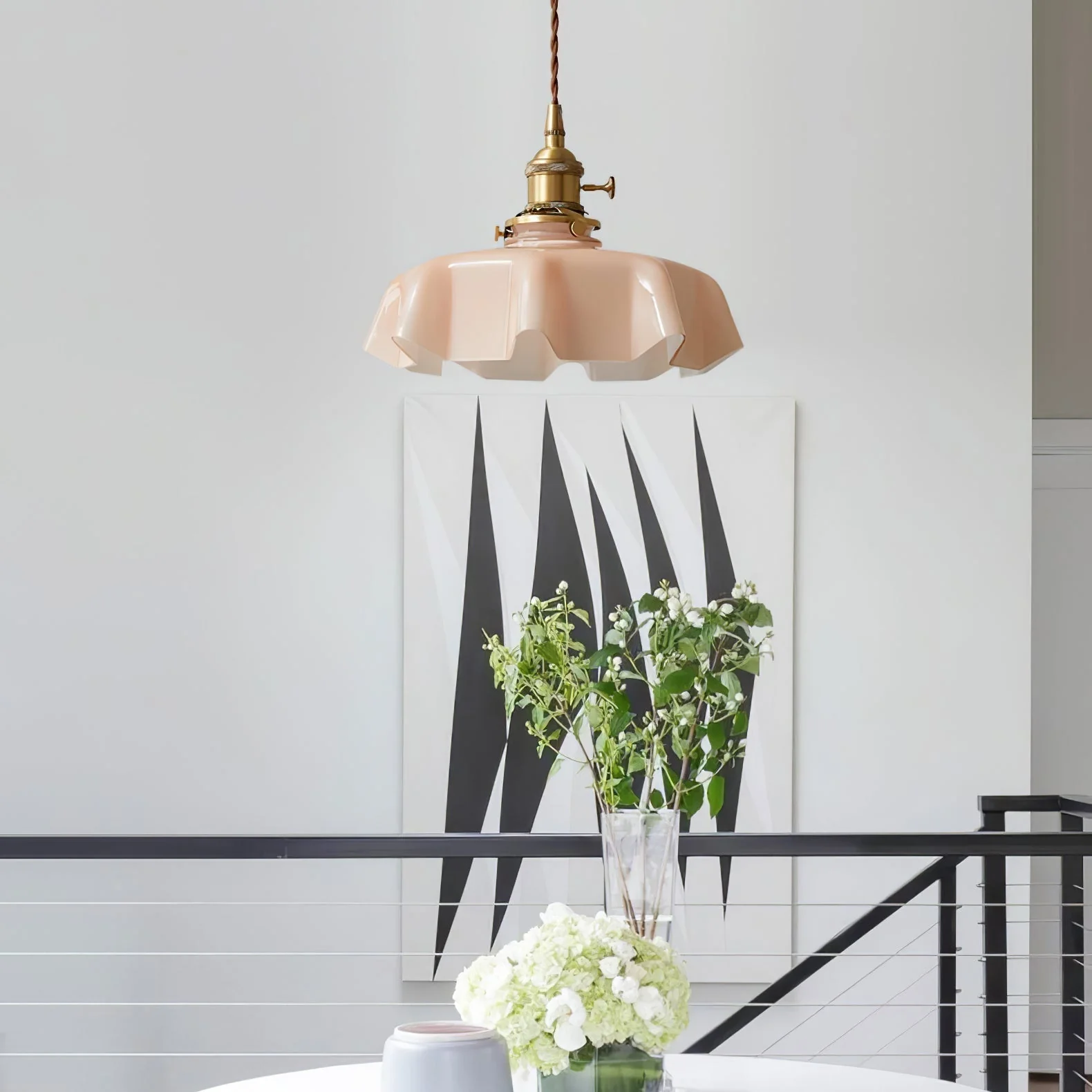Lustra Pendant Light French Flower for Dining Room - Image 110