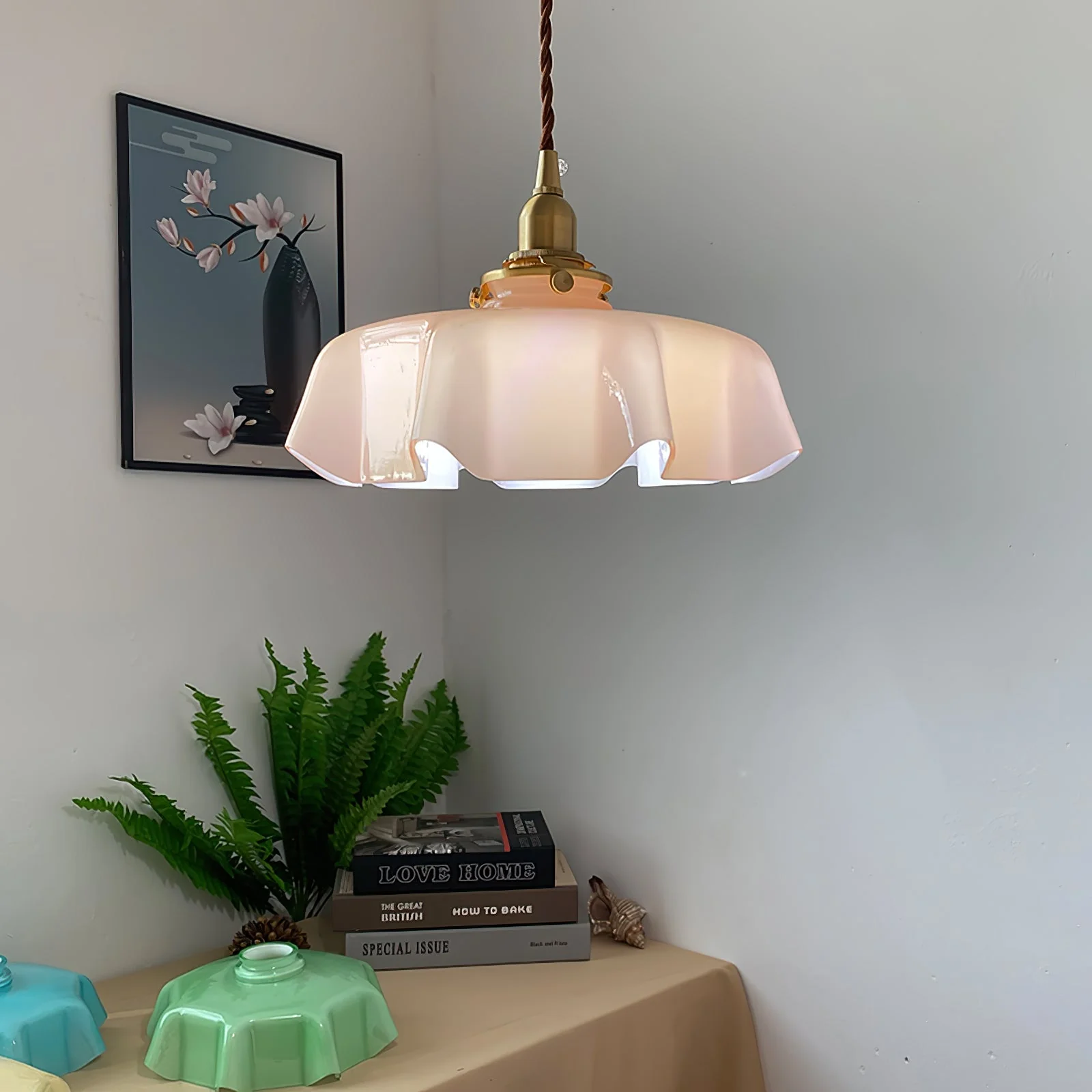 Lustra Pendant Light French Flower for Dining Room - Image 113