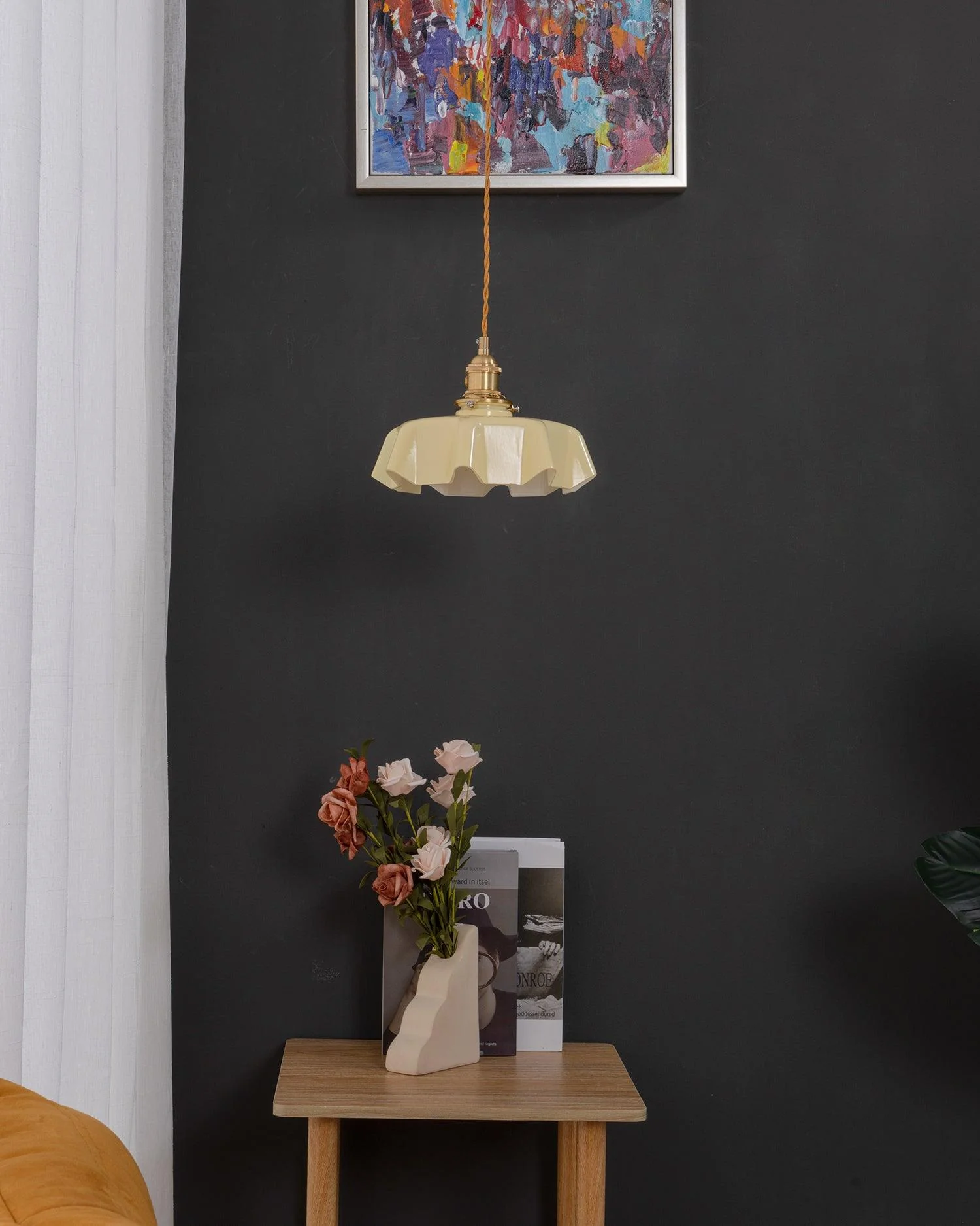 Lustra Pendant Light French Flower for Dining Room - Image 33