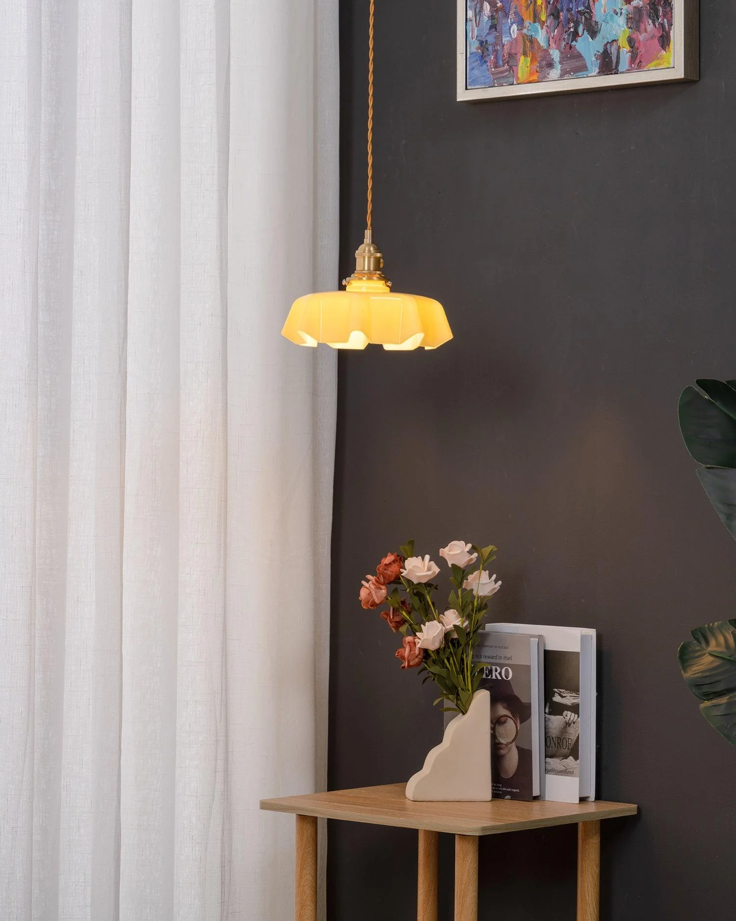 Lustra Pendant Light French Flower for Dining Room - Image 37