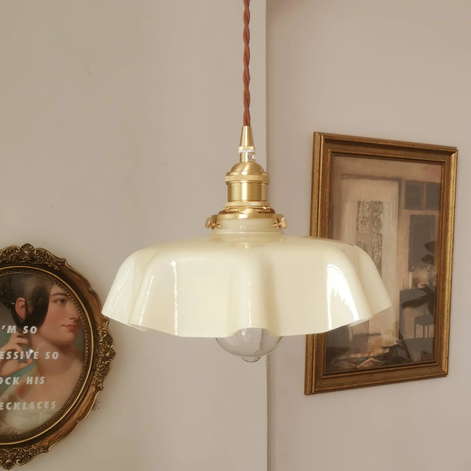 Lustra Pendant Light French Flower for Dining Room - Image 43