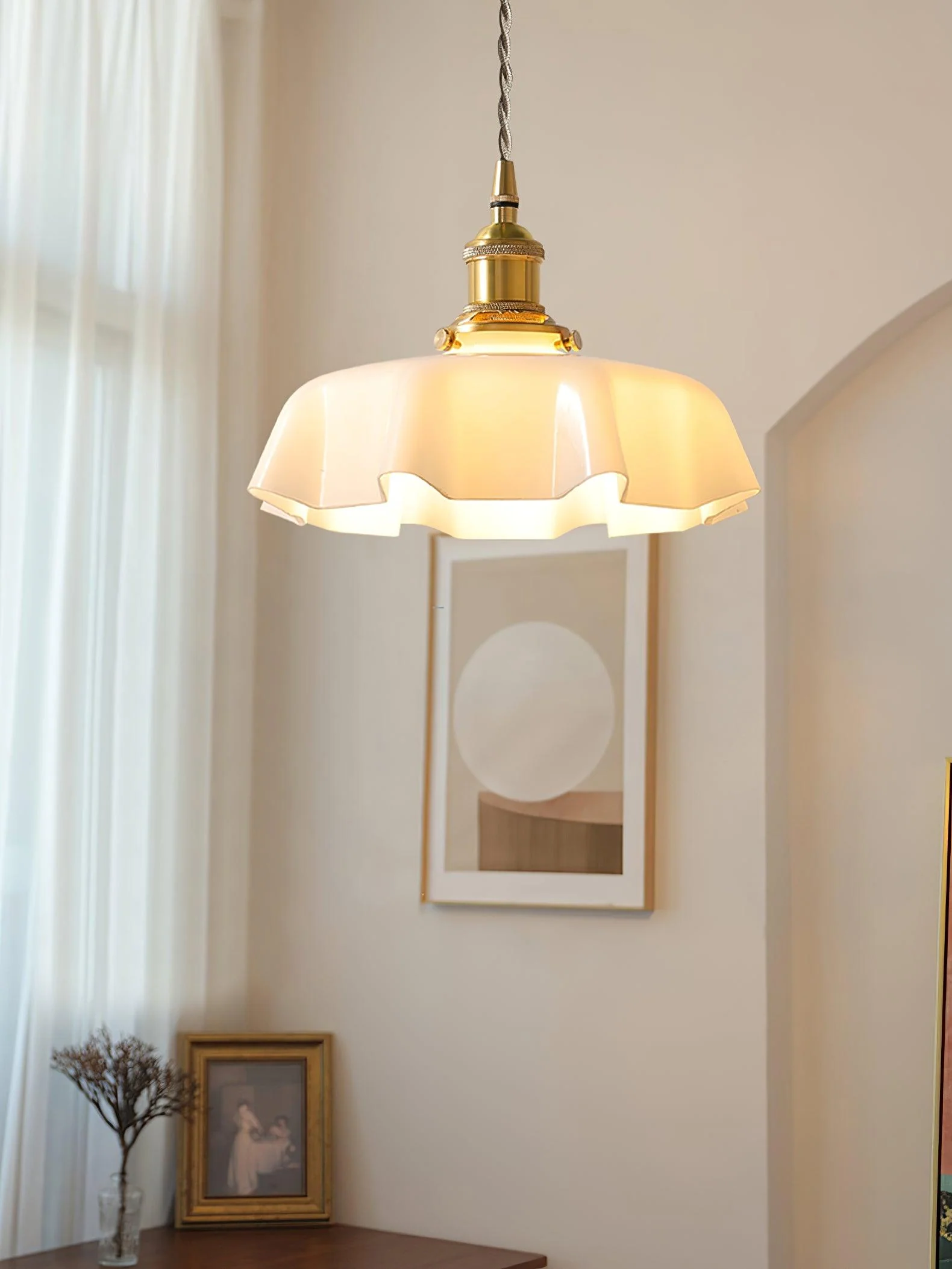 Lustra Pendant Light French Flower for Dining Room - Image 51
