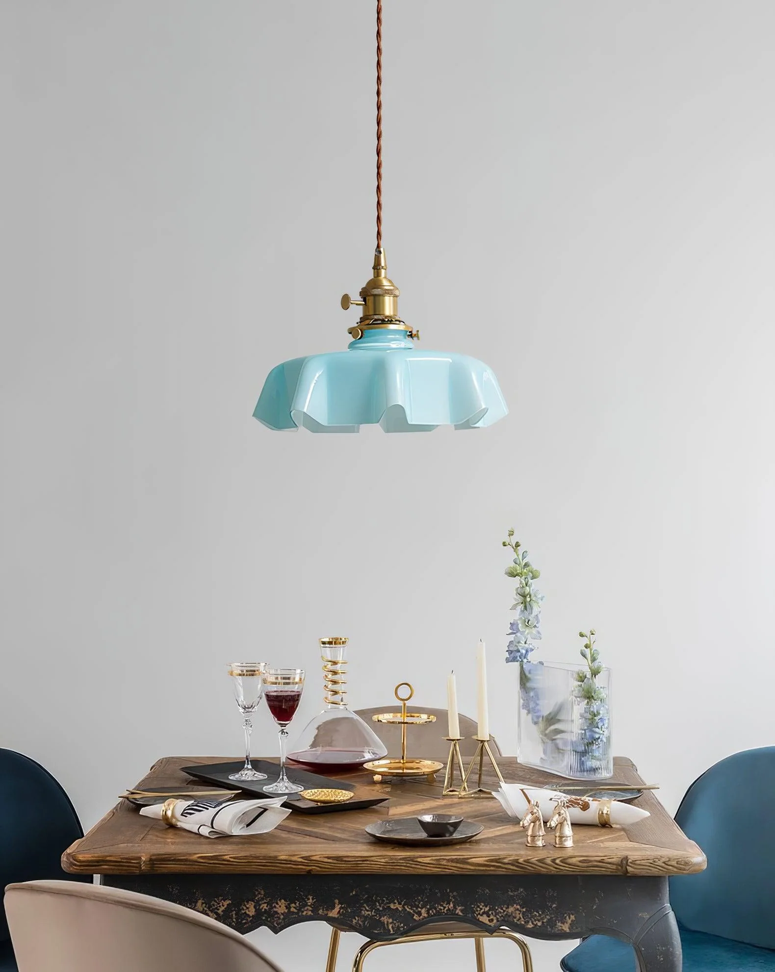 Lustra Pendant Light French Flower for Dining Room - Image 53