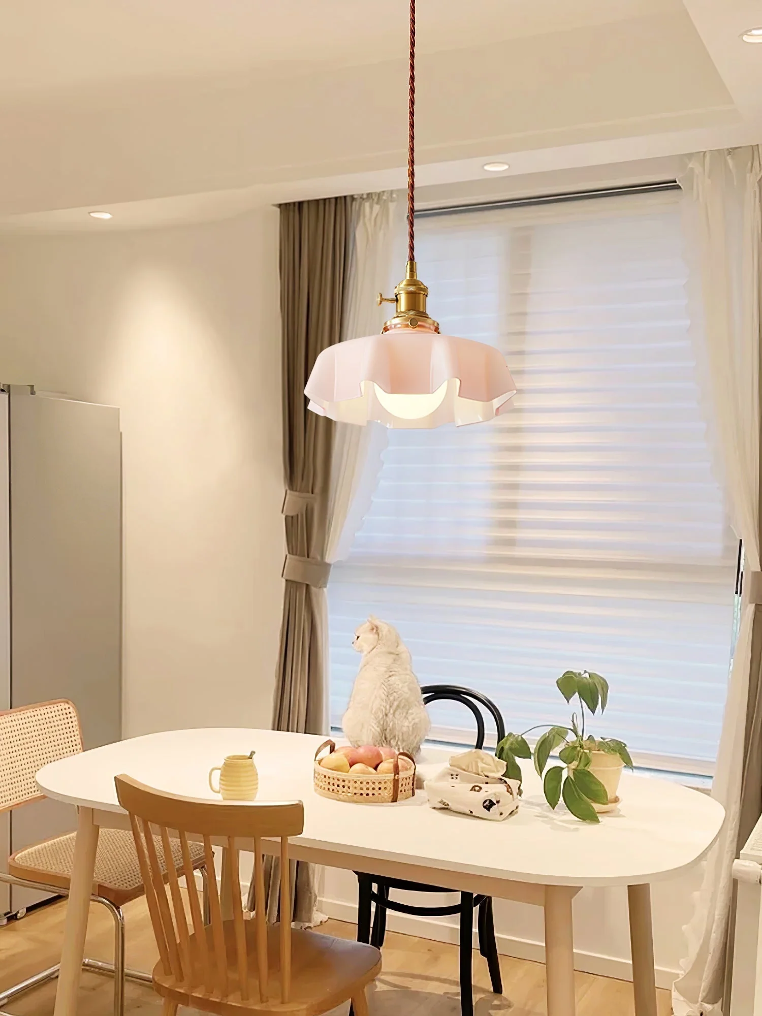 Lustra Pendant Light French Flower for Dining Room - Image 60
