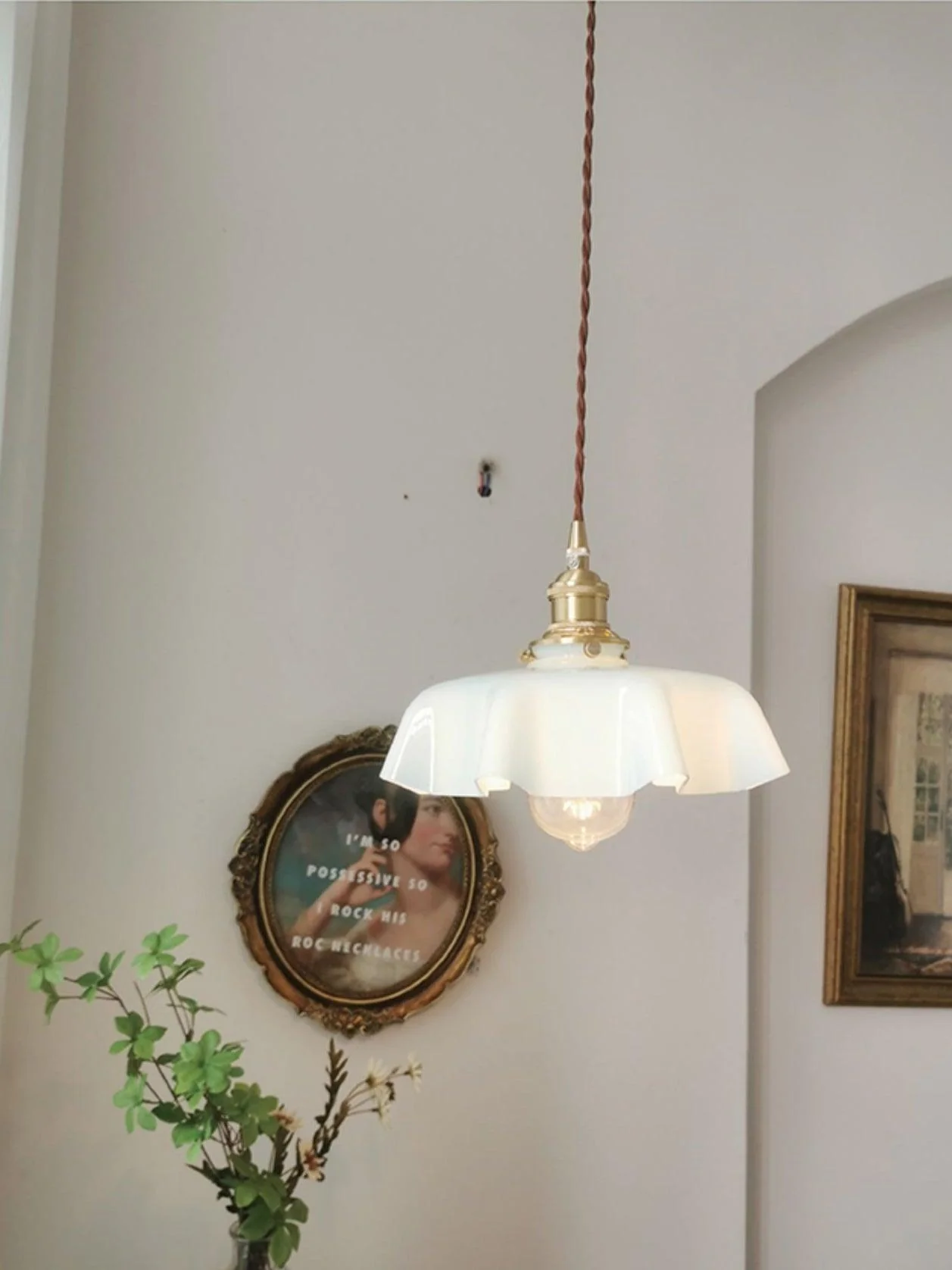 Lustra Pendant Light French Flower for Dining Room - Image 73