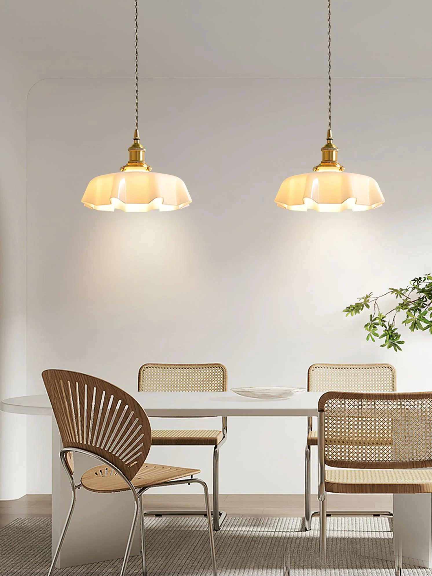 Lustra Pendant Light French Flower for Dining Room - Image 74