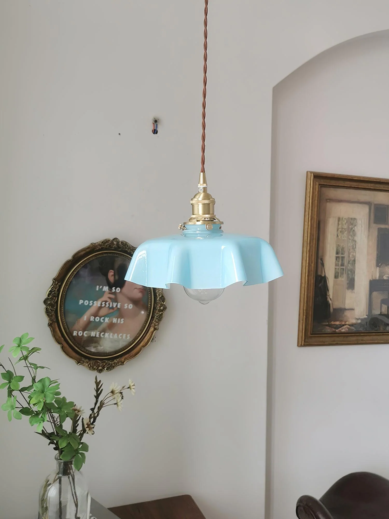 Lustra Pendant Light French Flower for Dining Room - Image 78