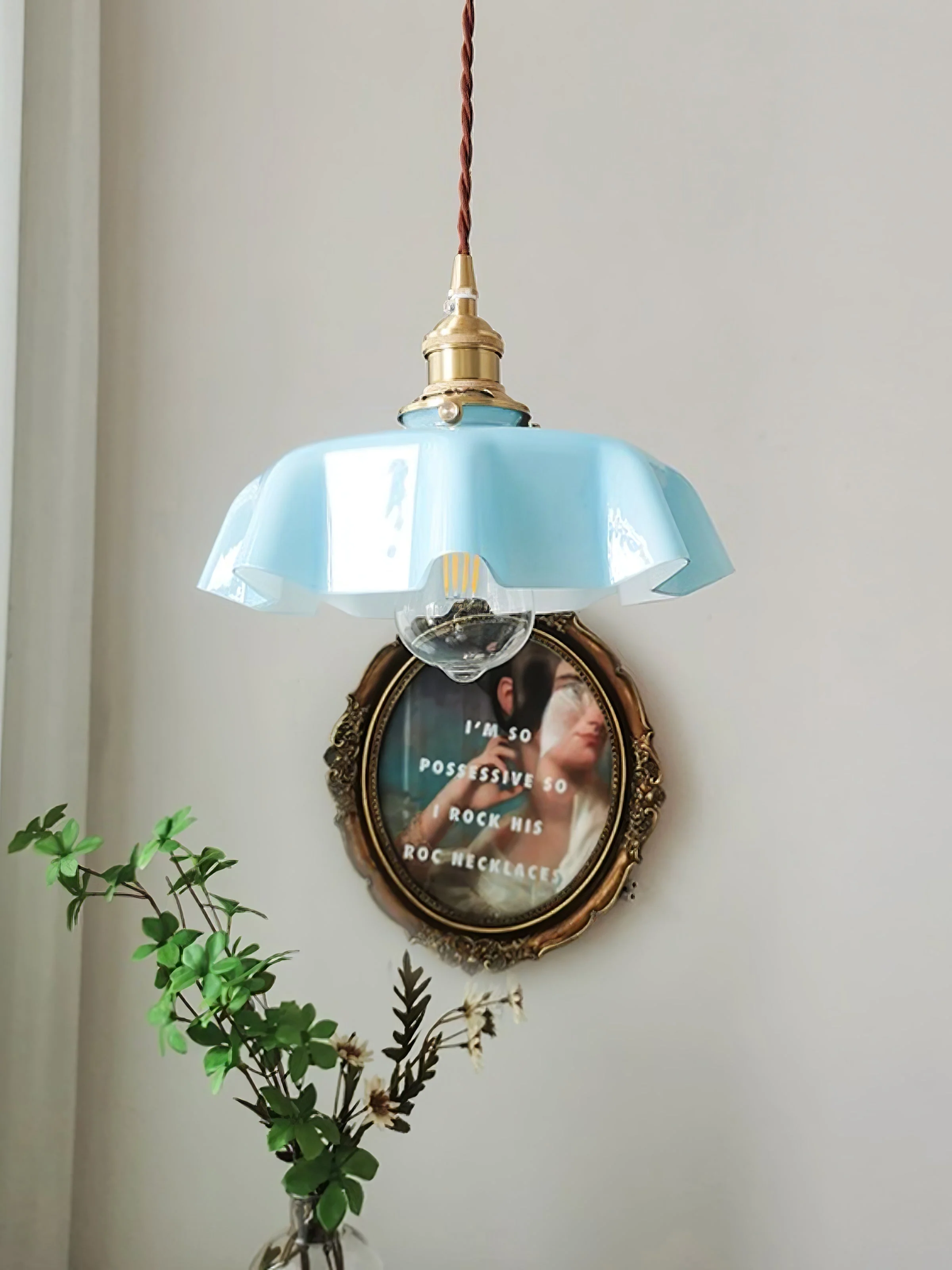 Lustra Pendant Light French Flower for Dining Room - Image 82