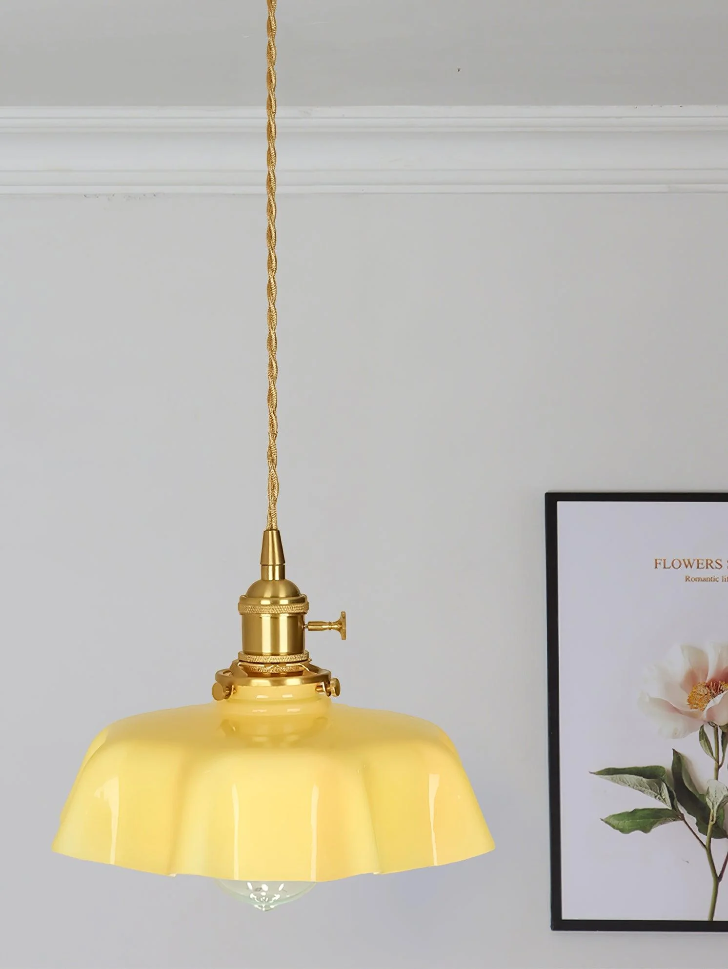 Lustra Pendant Light French Flower for Dining Room - Image 85