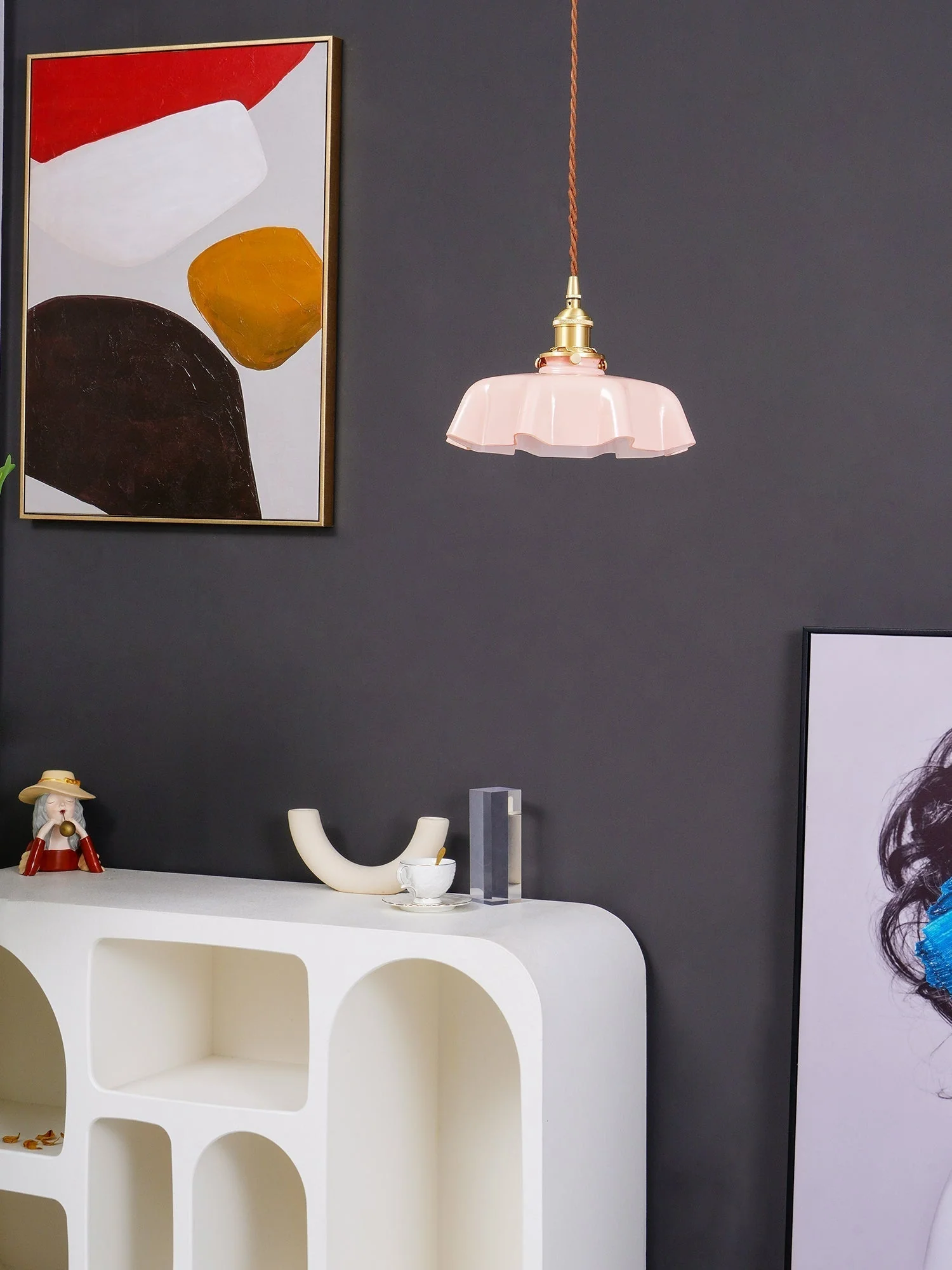 Lustra Pendant Light French Flower for Dining Room - Image 86