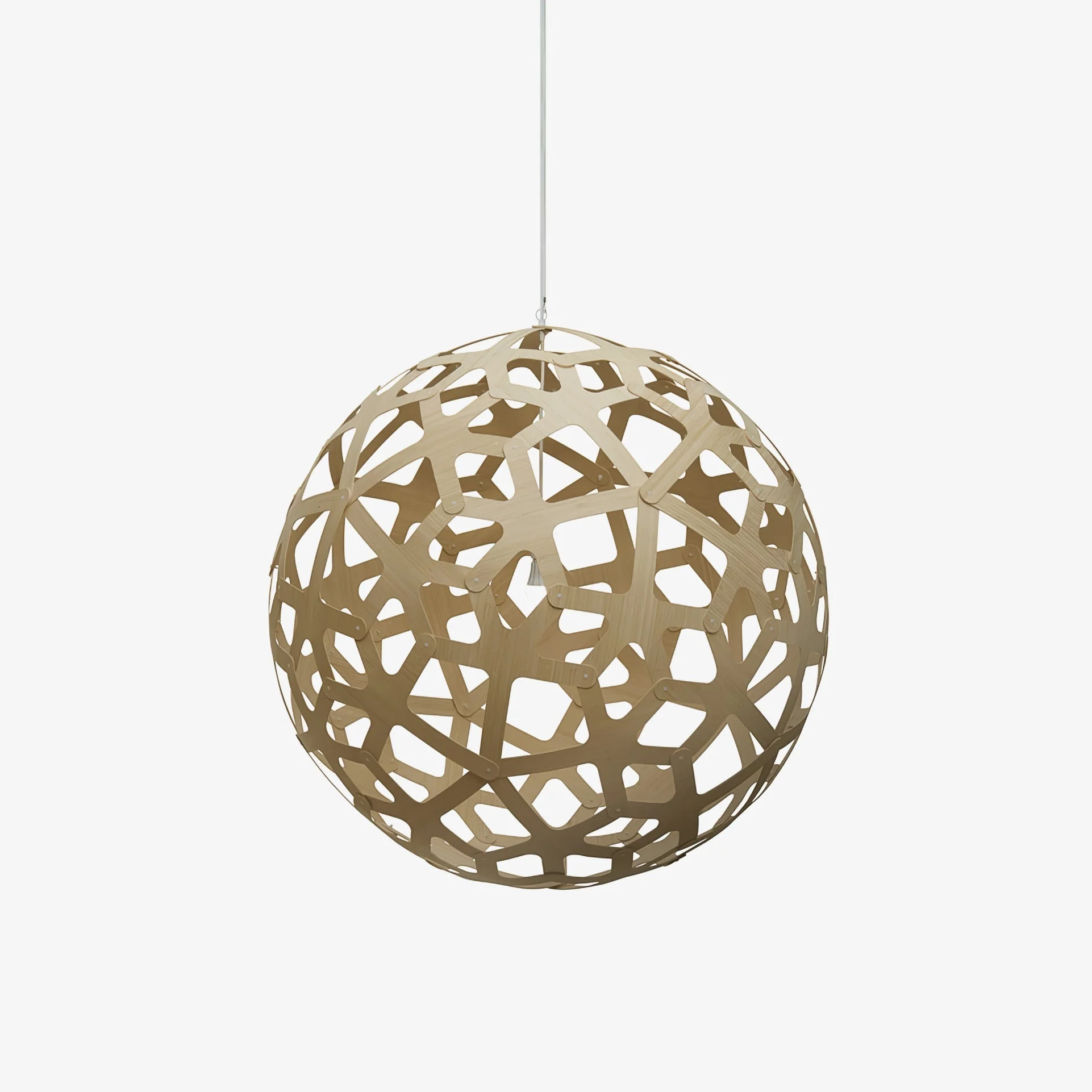 Lustra Pendant Light Geometric Wooden Woven