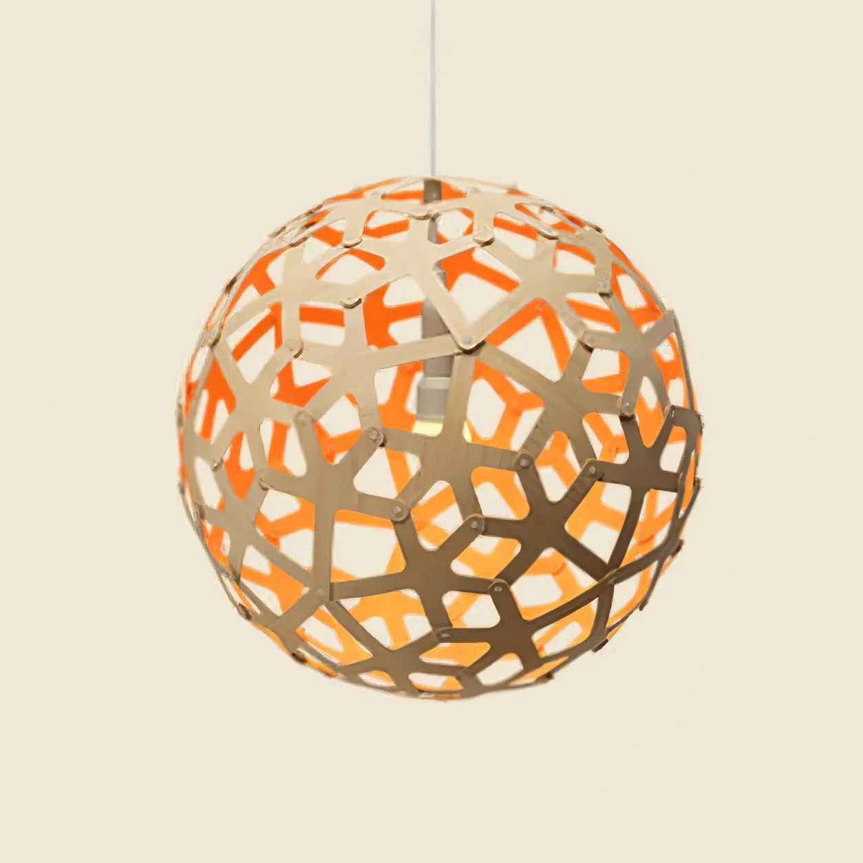 Lustra Pendant Light Geometric Wooden Woven - Image 30