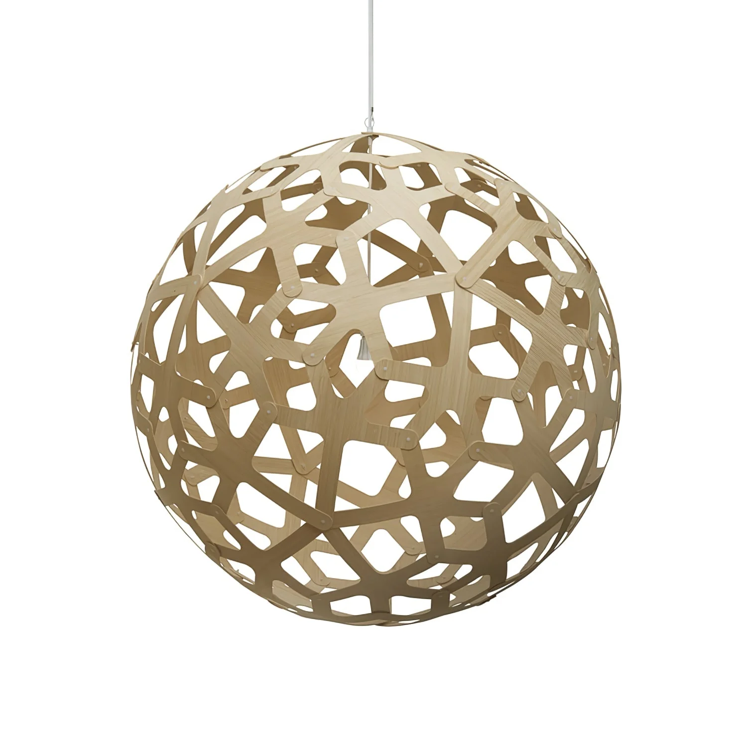 Lustra Pendant Light Geometric Wooden Woven - Image 31