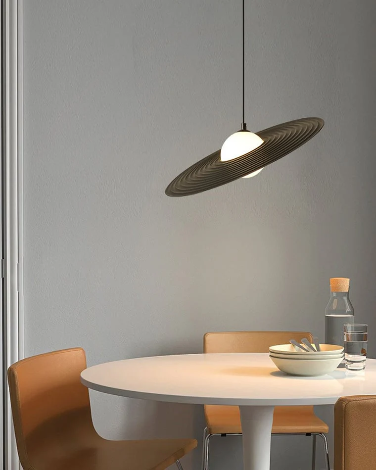 Lustra Pendant Light PE LED Plate White and Black - Image 20