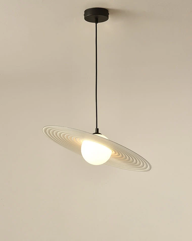 Lustra Pendant Light PE LED Plate White and Black - Image 24