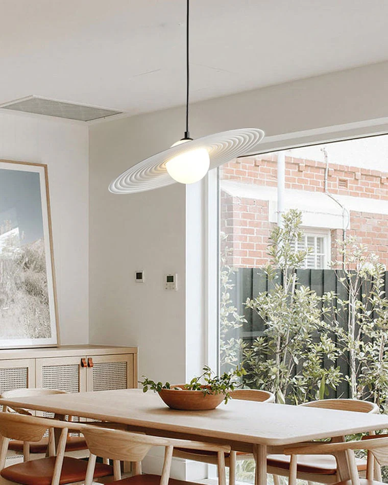 Lustra Pendant Light PE LED Plate White and Black - Image 29