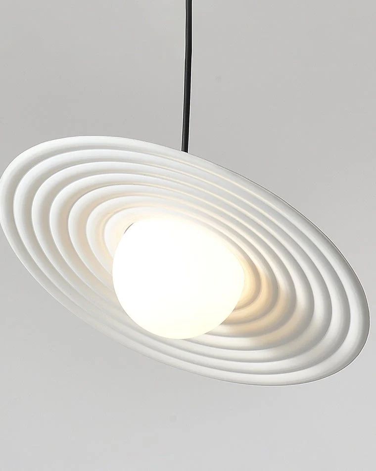 Lustra Pendant Light PE LED Plate White and Black - Image 30