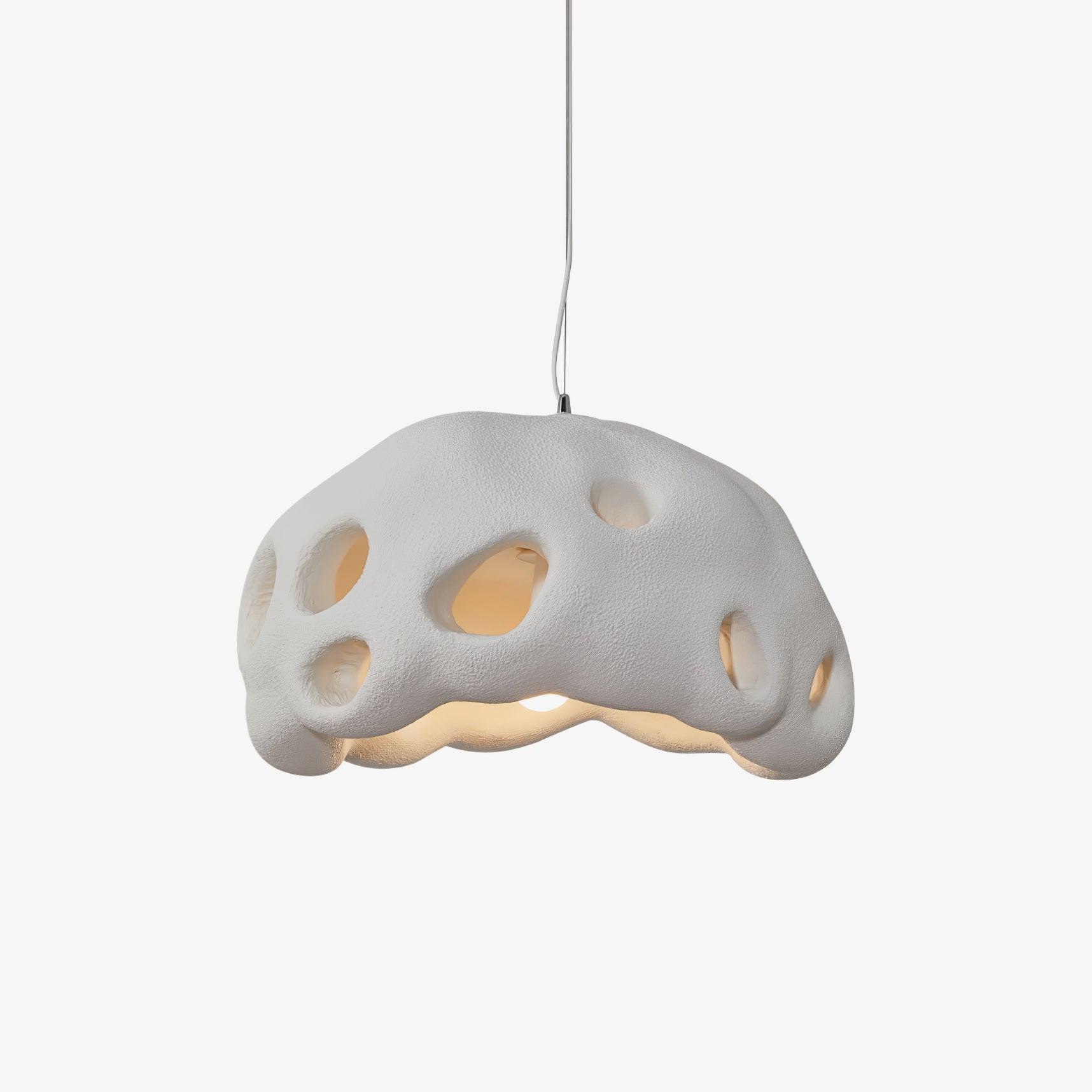 Lustra Pendant Light Resin White for Living Room