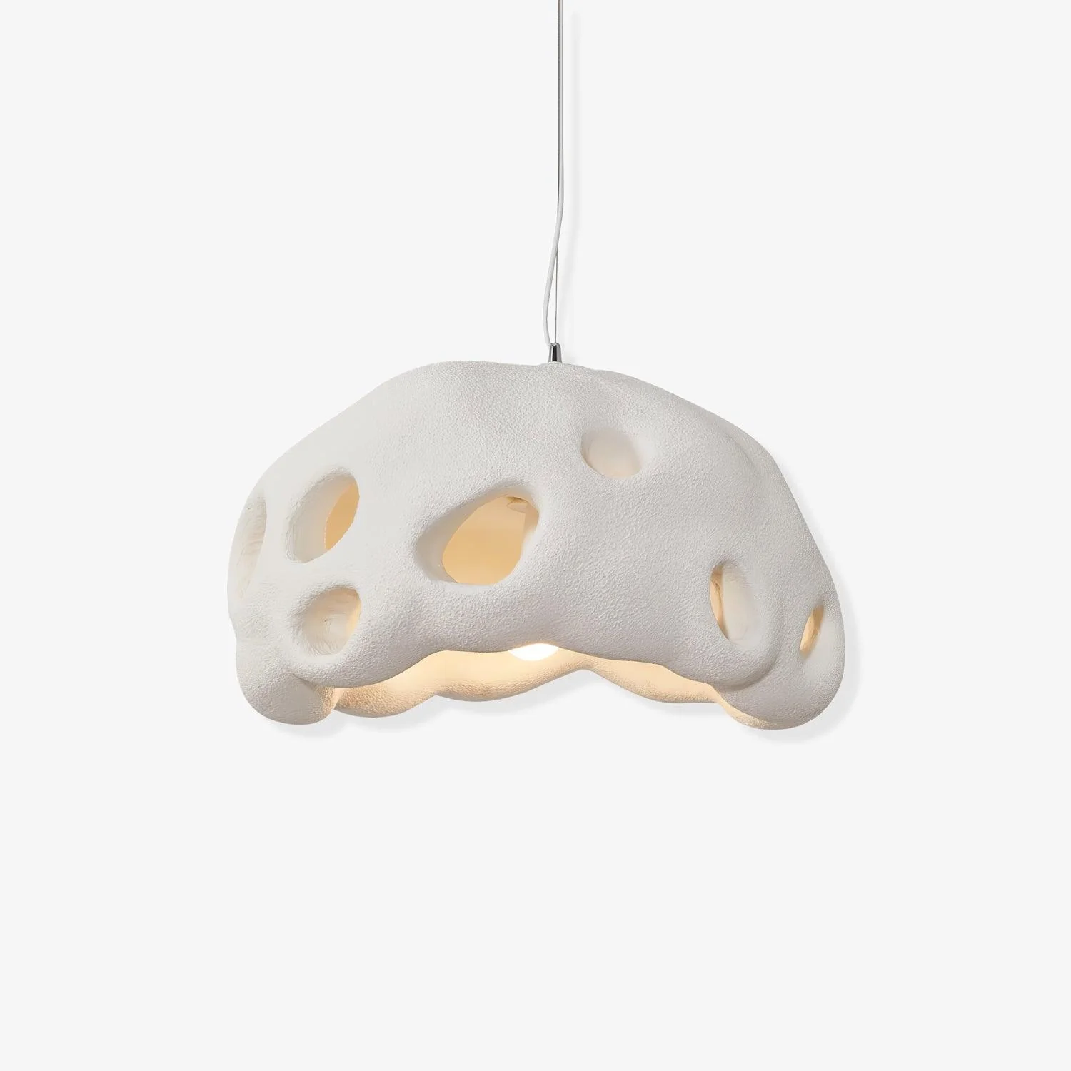 Lustra Pendant Light Resin White for Living Room - Image 2