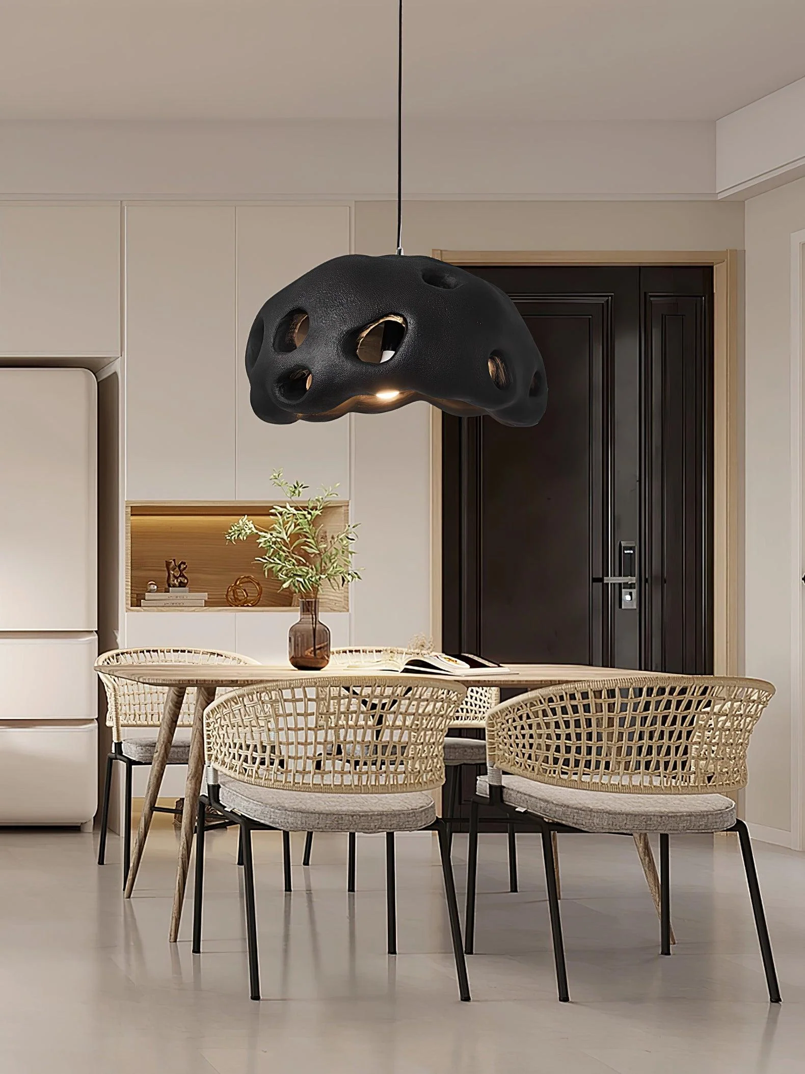 Lustra Pendant Light Resin White for Living Room - Image 20