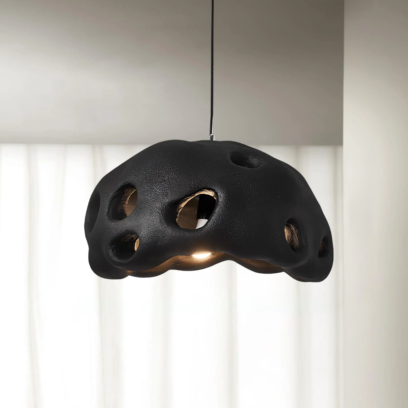 Lustra Pendant Light Resin White for Living Room - Image 22